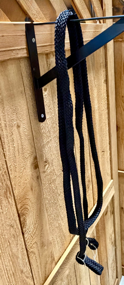 Lightly Used Black Braided Gaming Reins
