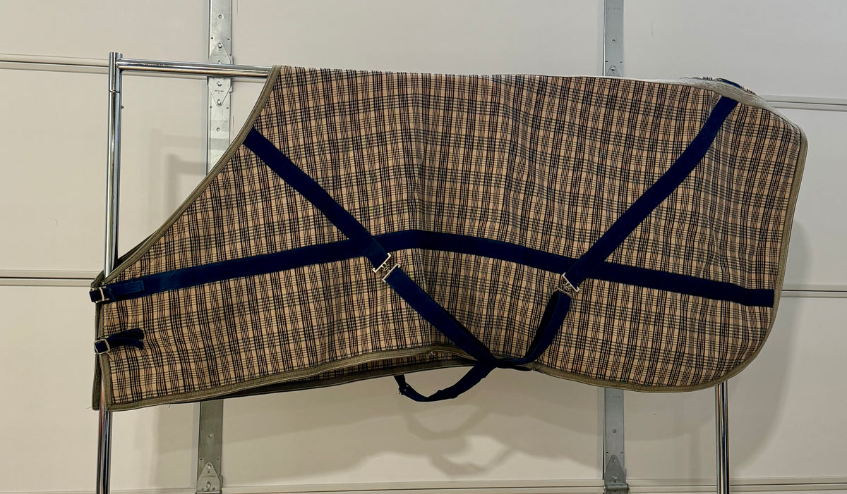 Used 5/A Baker The Original Horse Sheet – 76” – Signature Plaid (Stable Rug)