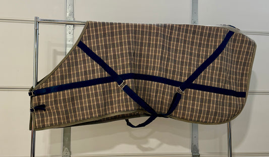Used 5/A Baker The Original Horse Sheet – 76” – Signature Plaid (Stable Rug)