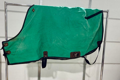 Used Big D Canvas Stable Blanket with Felt Lining – 74”