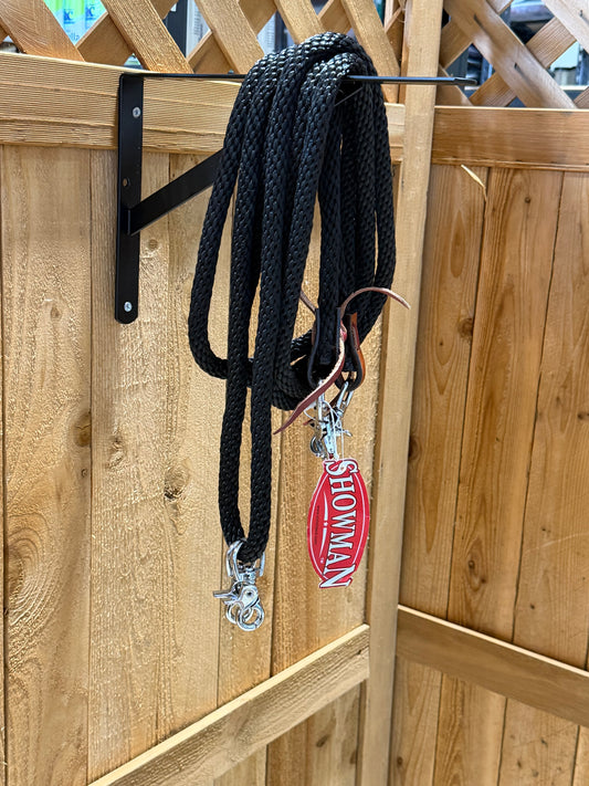 NWT Showman 11’ Poly Rope Draw Reins with Four Snaps