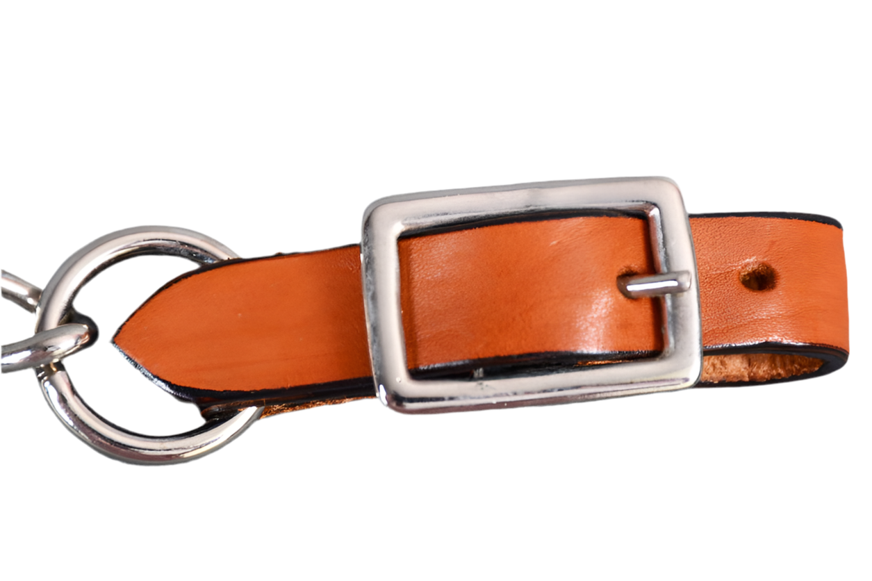 Harness Leather Curb Chain
