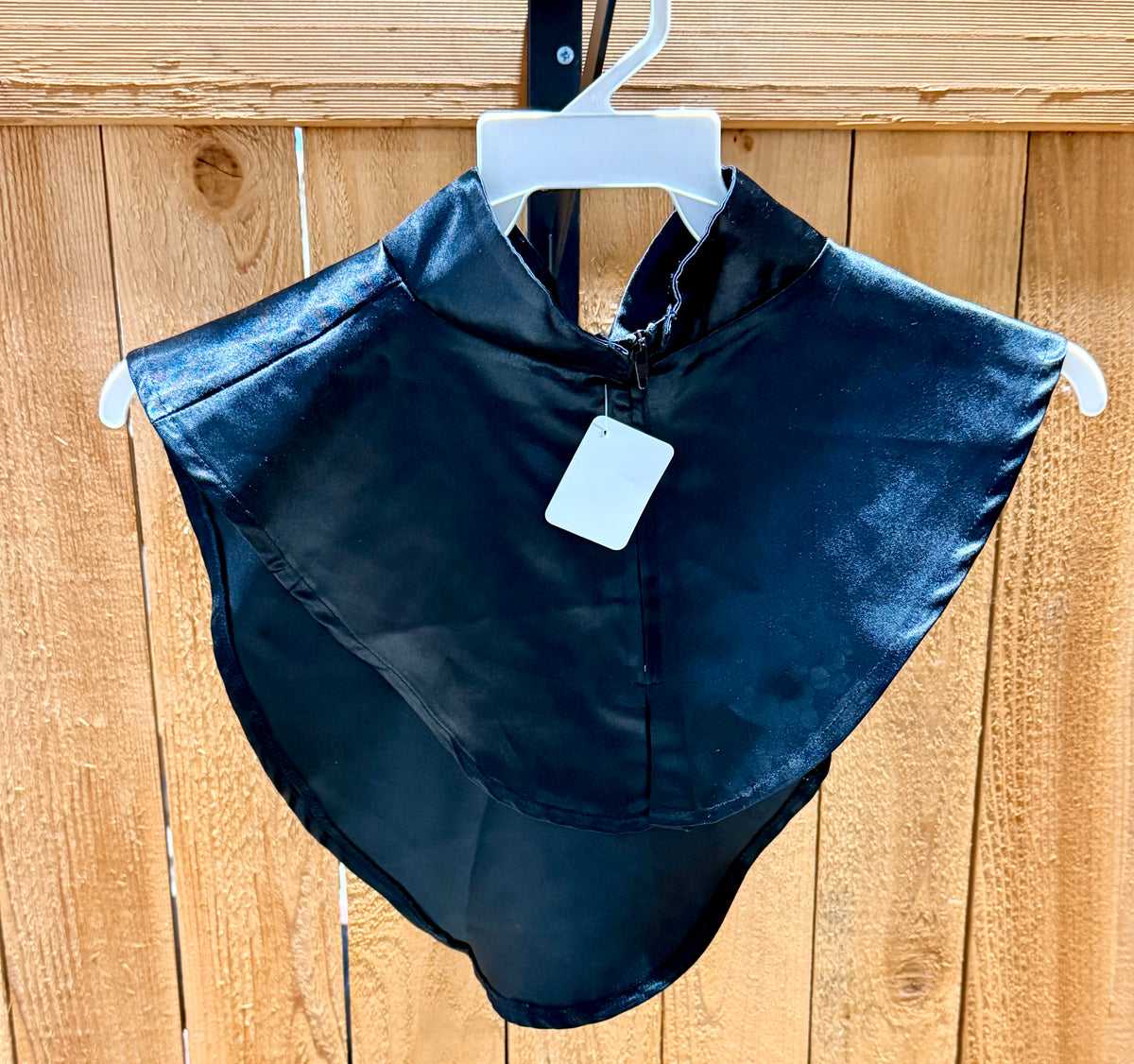 Hobby Horse Satin English Dickie • Black • One Size Fits Most