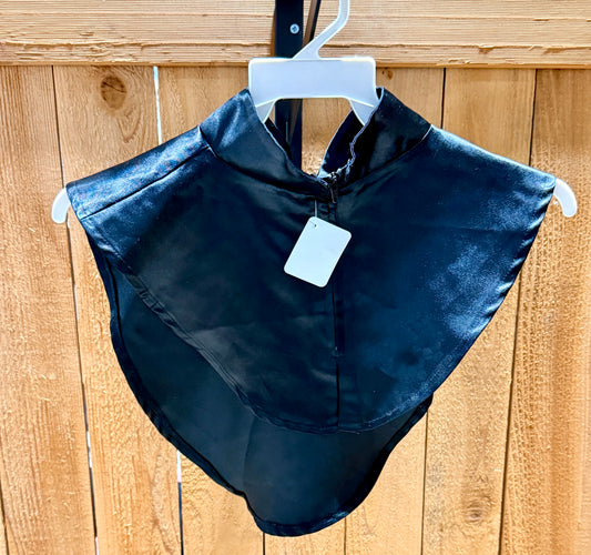 Hobby Horse Satin English Dickie • Black • One Size Fits Most