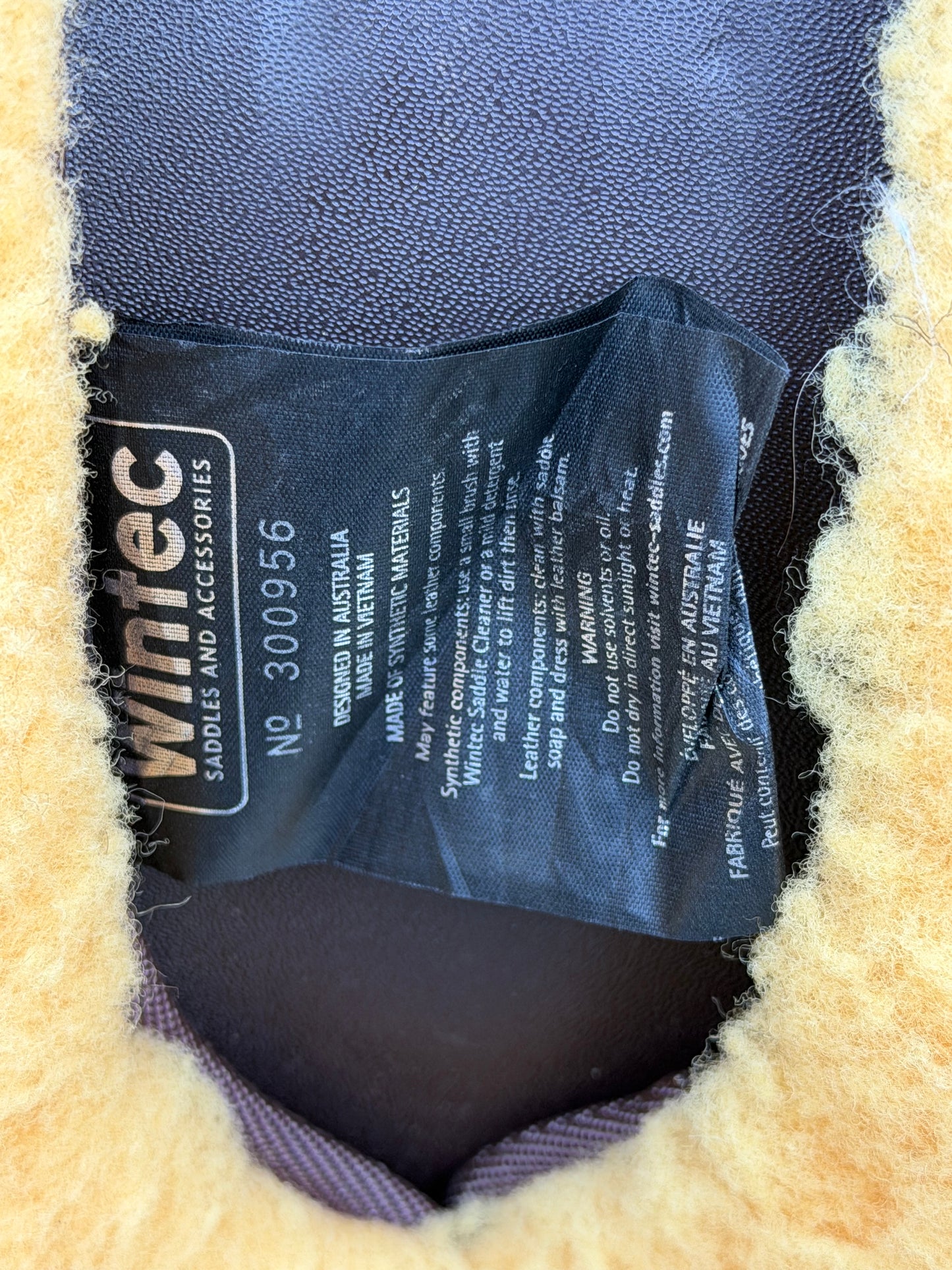 Used Wintec Western Saddle – 15” Seat – Brown Synthetic