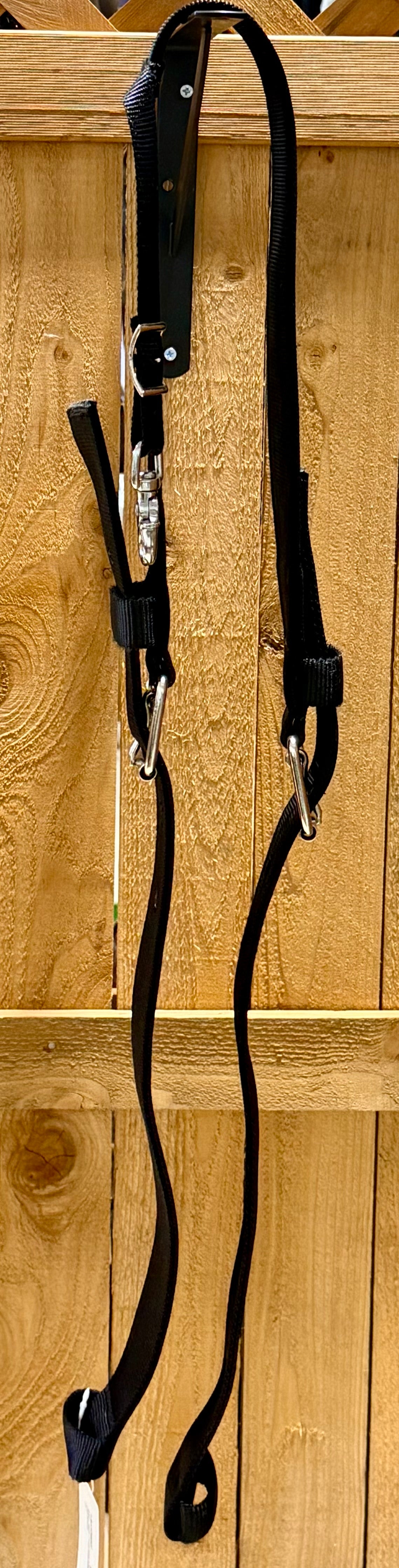 Lightly Used Black Nylon Back Cinch Set