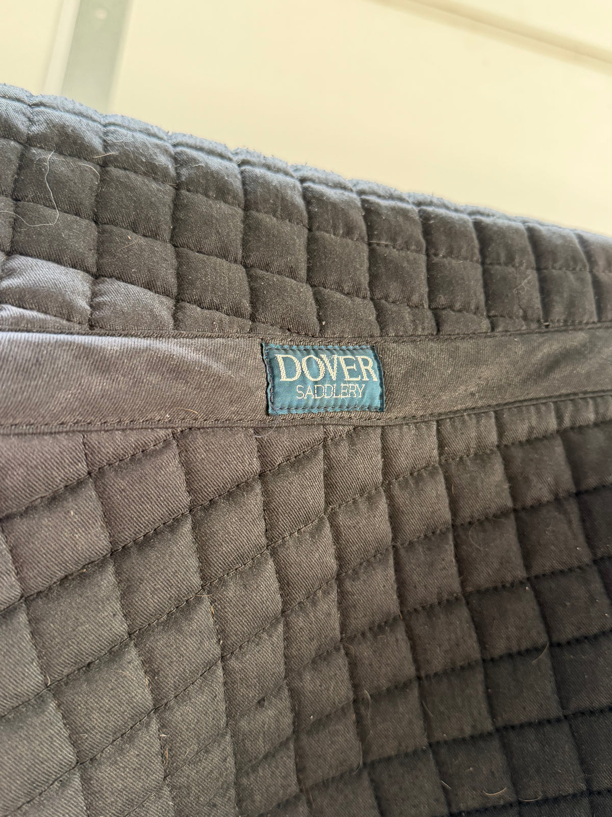 Used Dover Saddlery Dressage Pad – Black with Fading
