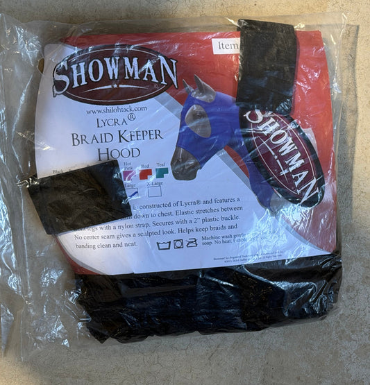 Showman Sleazy Hood • Black • Size Large • New in Package
