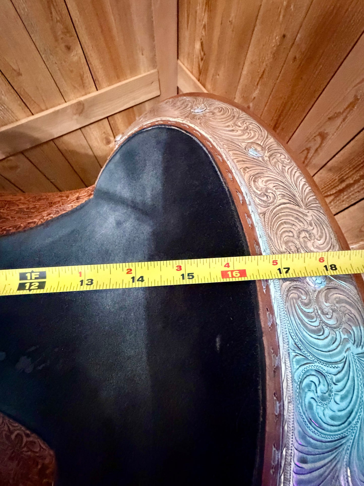 Tex Tan AQHA Edition Show Saddle – 16” Seat, FQHB