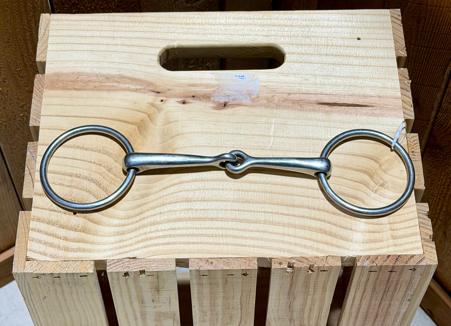 5.5” O-Ring Snaffle Bit • Smooth Mouth • Lightly Used