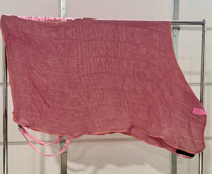 Lightly Used Waffle-Knit Anti-Sweat Cooler Sheet – 69” – Pink