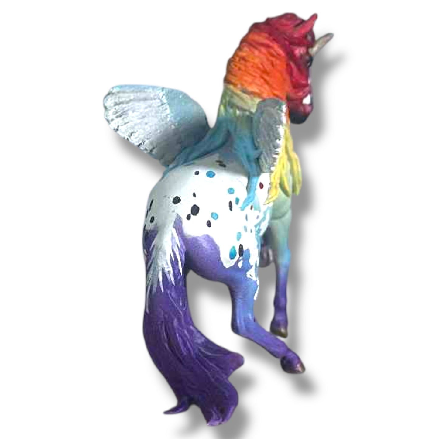 Breyer Stablemate – Alborozo Pegasus Appaloosa (Custom)