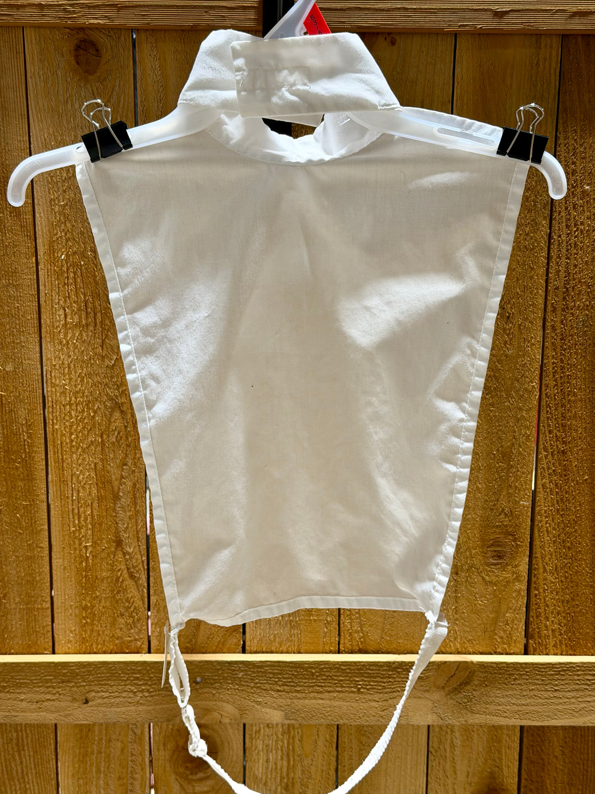 White English Show Dickie • High Collar • One Size Fits Most