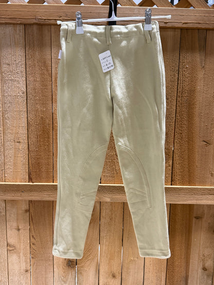 Devon-Aire Children’s Pull-On Riding Breeches • Beige • Size 8–10