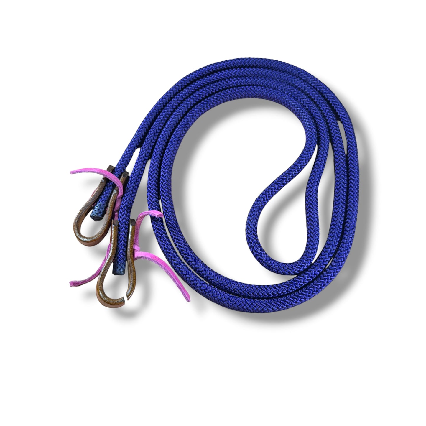 SCR Tack 8’ Roping Reins – Water Loops (No Snaps)