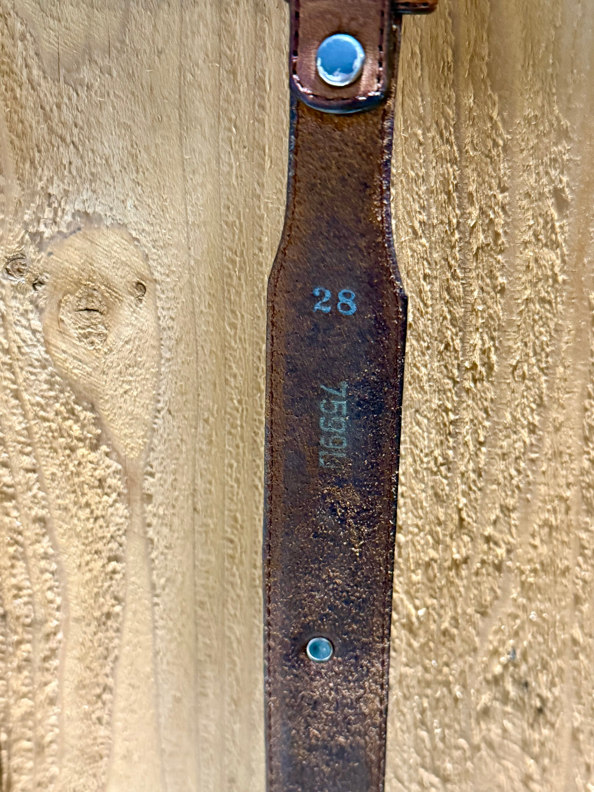 Tony Lama Women’s Western Leather Belt • Brown • Size 28