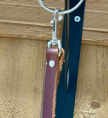 Used Harness Leather Back Cinch Connector Strap