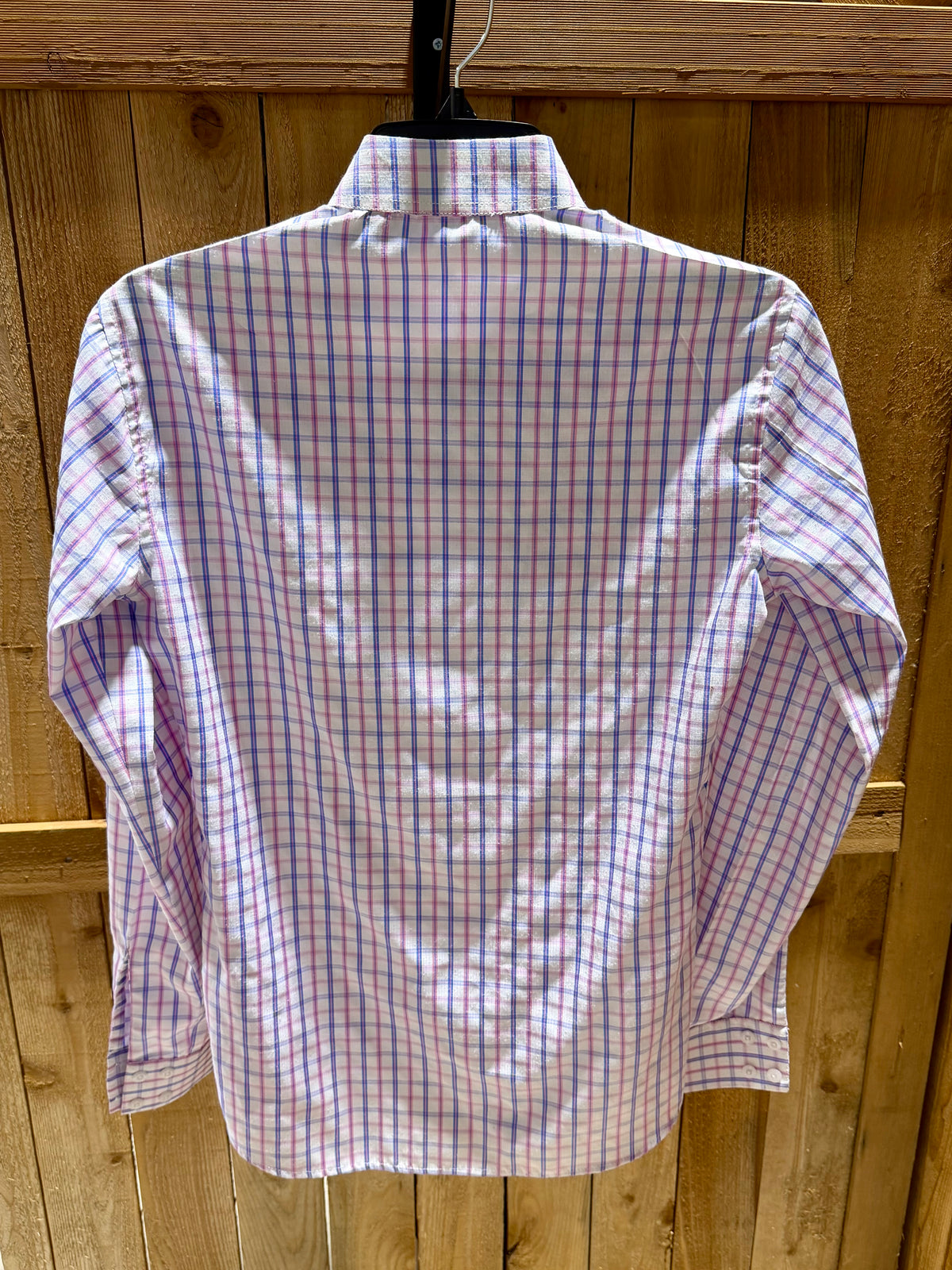 Custom White English Show Shirt• Ladies Small/Medium