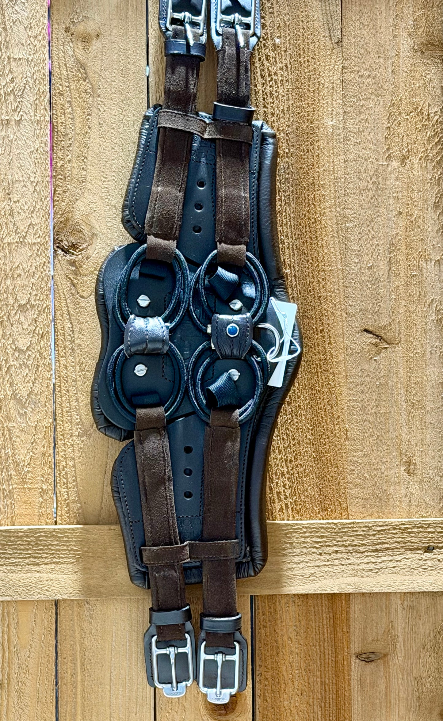 Used Stübben Equi-Soft Leather Girth Elastic Ring System
