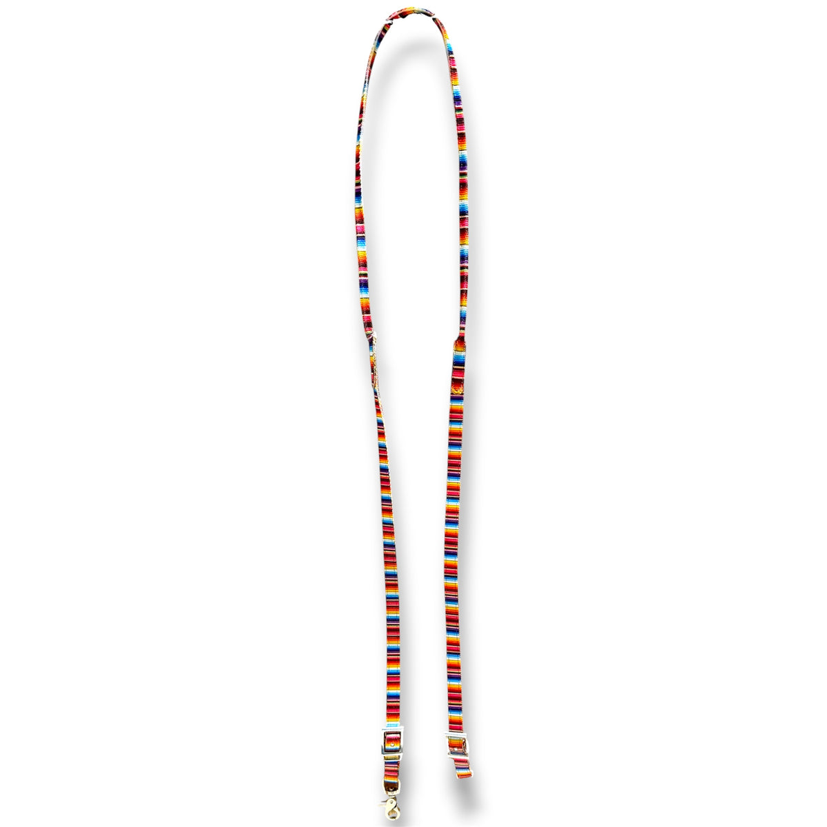Lightly Used Serape Nylon Performance Reins – 7’