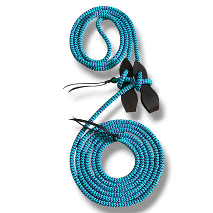 SMT Premium Mecate Reins with Ranch Slobber Straps