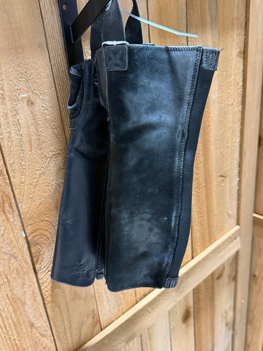 Ariat Children’s Half Chaps • Black • Size Medium
