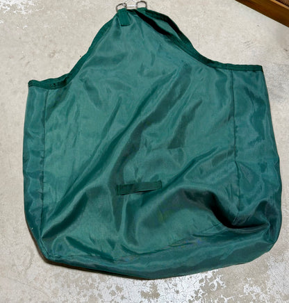 Used Green Nylon Wide-Capacity Hay Bag
