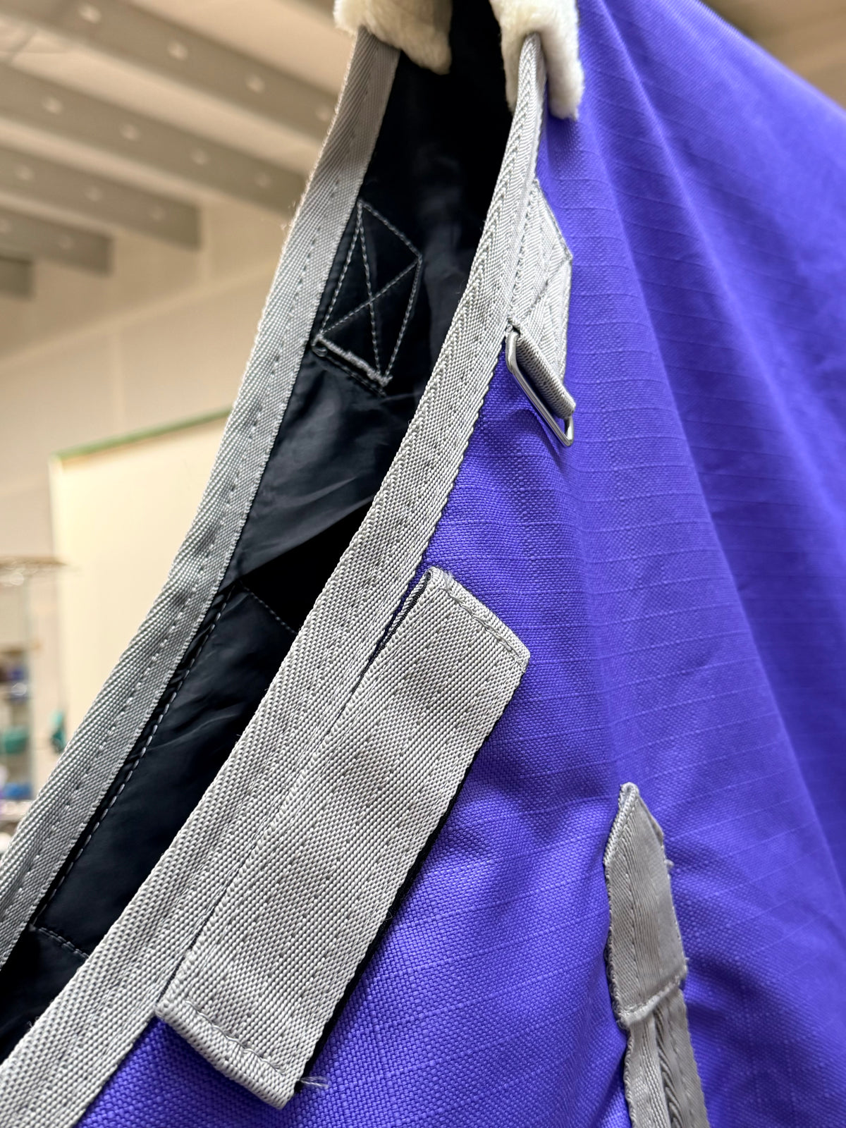 75” Turnout Sheet – Lavender Purple & Grey – 0g Fill