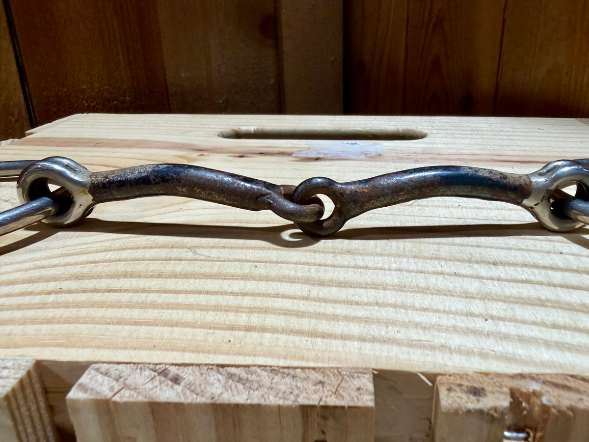 Used Sweet Iron Loose Ring Snaffle Bit • 5.5”