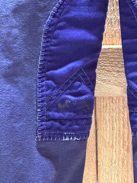 Equine Couture Children’s Riding Breeches • Navy Blue • Size 14