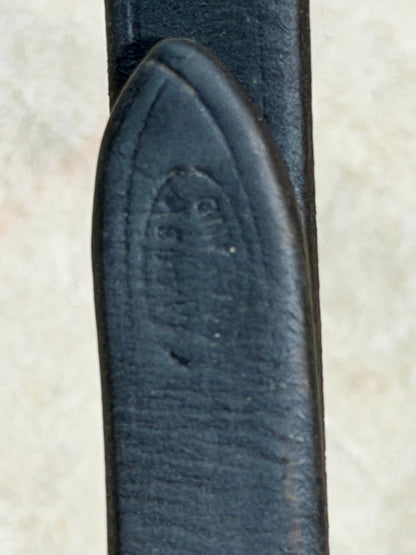Used Crosby Black / Dark Brown Leather Cavesson Replacement