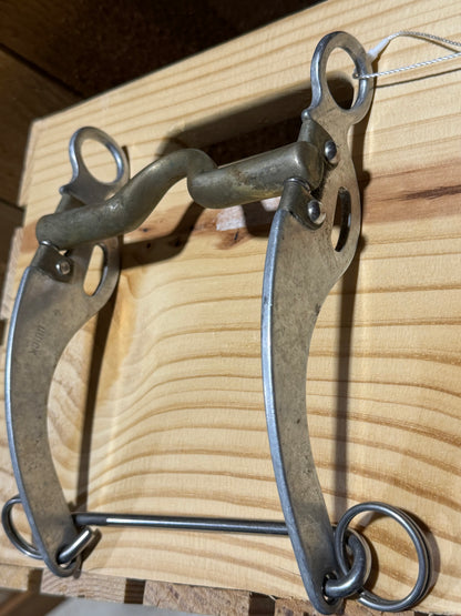 Used QUICK Aluminum & Brass Medium Port Western Curb Bit