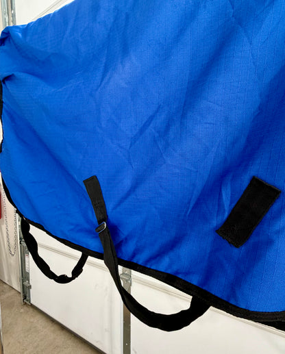 Used Schneiders Dura-Tech Turnout Sheet – 60” – Royal Blues