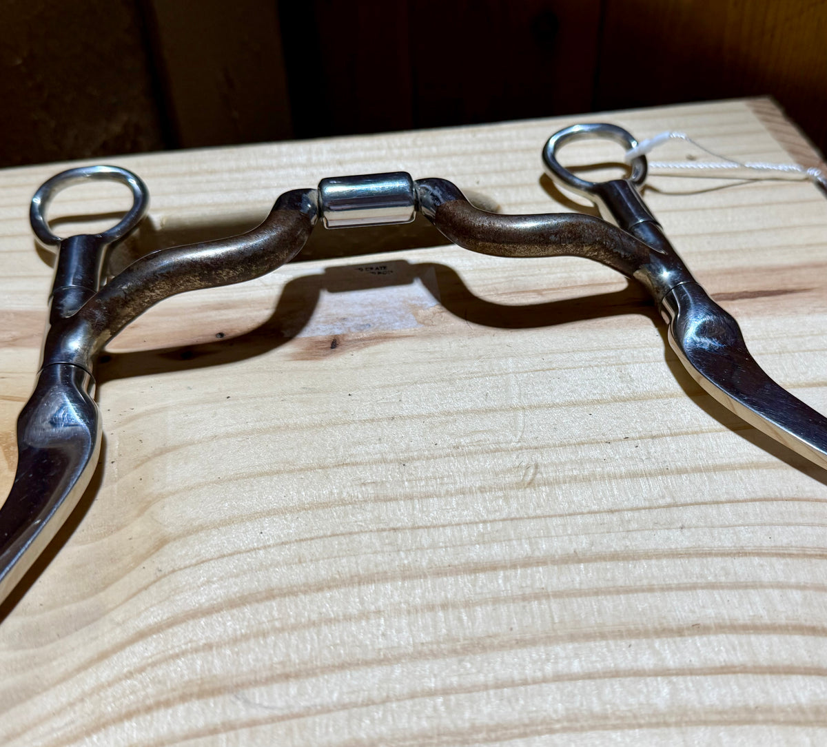 Used Myler Western Shanked Medium Port Bit • 5”