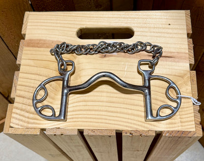 Used Myler High Port Solid Mouth Kimberwick Bit | 5”