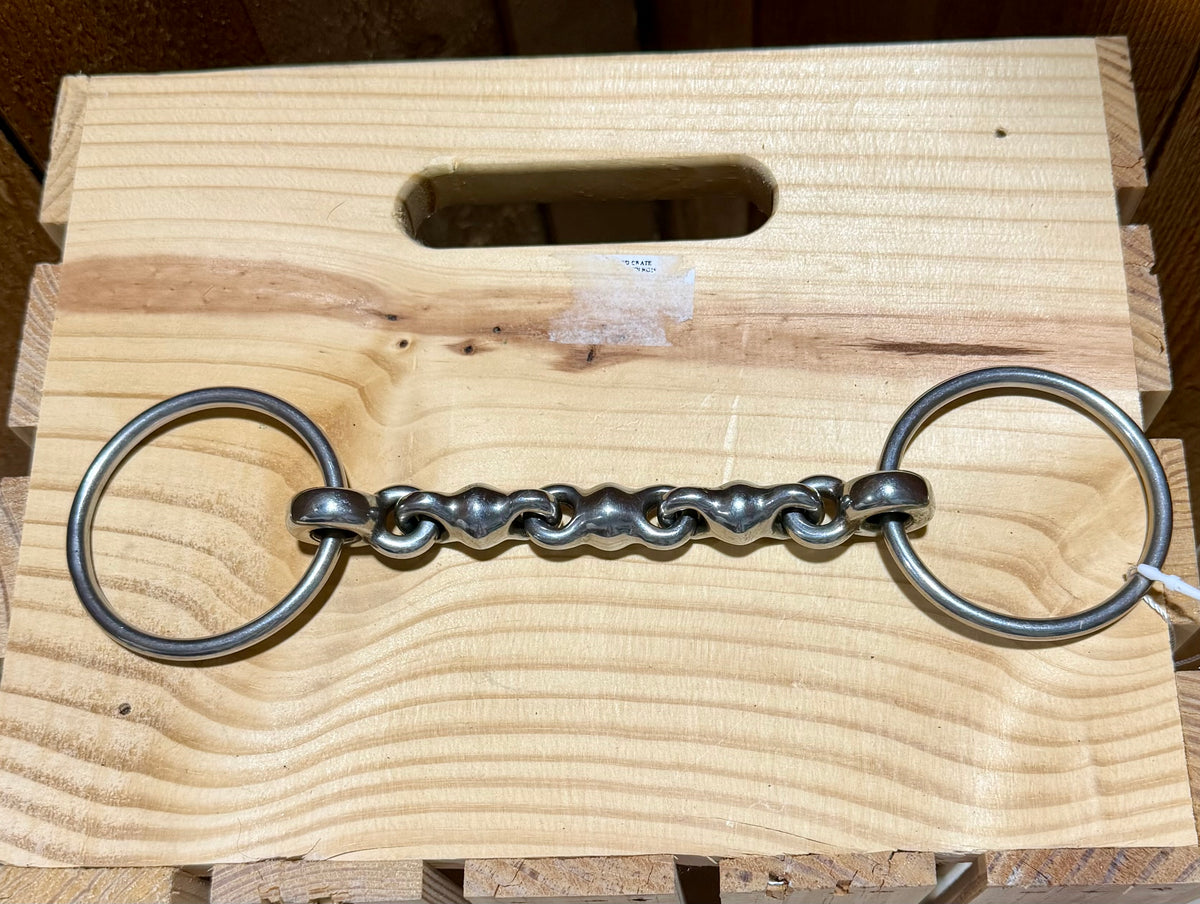 Lightly Used Waterford Loose Ring Snaffle Bit • 5.5”