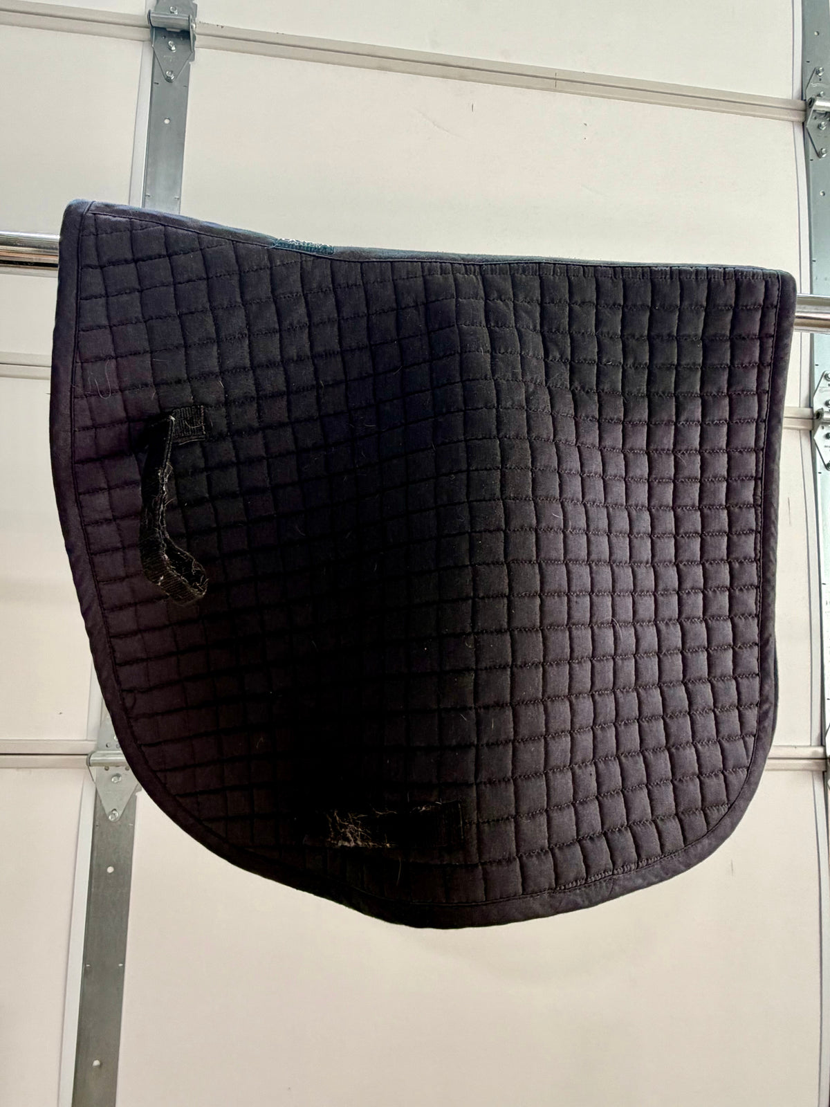 Used Dover Saddlery Dressage Pad – Black with Fading