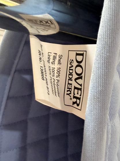 Lightly Used Dover Saddlery & Riders International Dressage Pad – Periwinkle