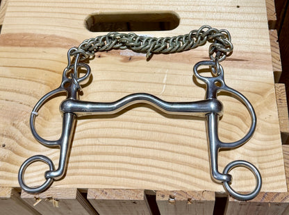 Used Low Port Pelham Bit • 5” Mouth
