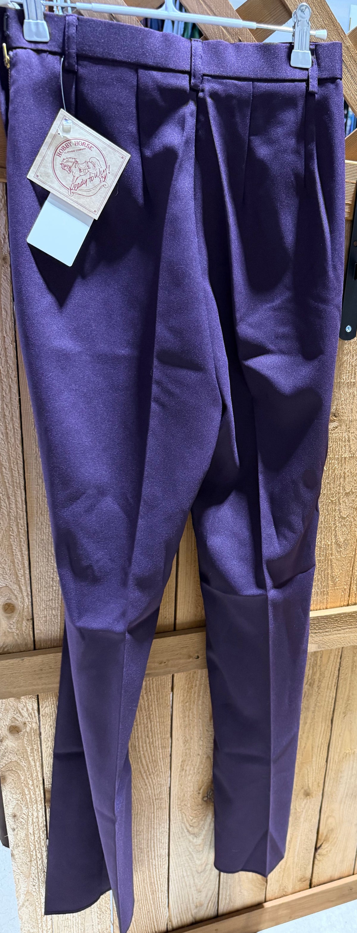 Brand New Hobby Horse Dark Purple Show Pants • 24” Waist