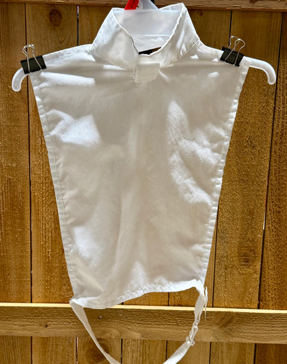 White English Show Dickie • High Collar • One Size Fits Most