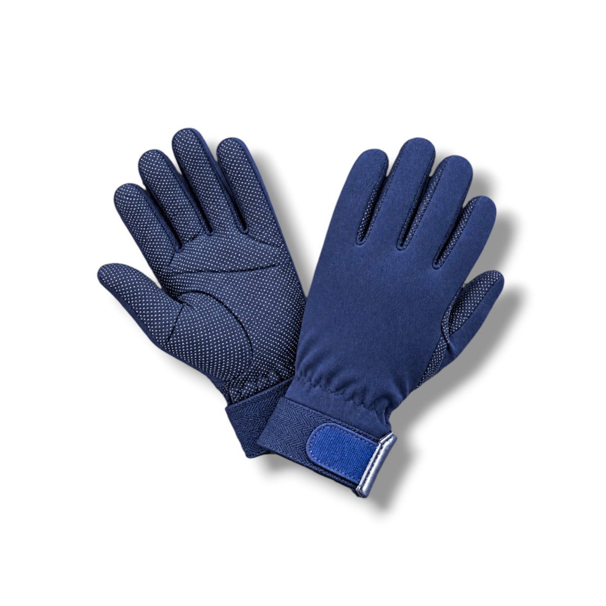 SSG Gripper Cotton Riding Gloves – Navy (XS | Style 5000)