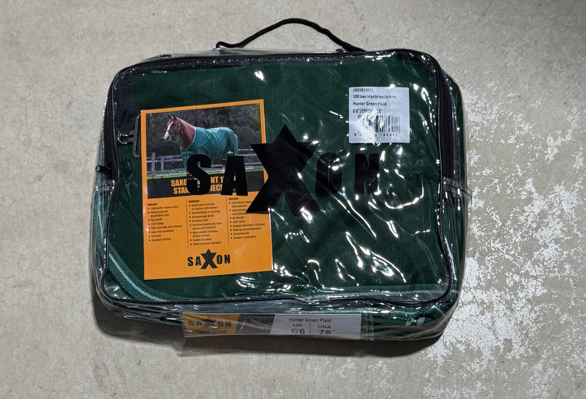 Brand New Saxon Defiant 1200D Lightweight Turnout Sheet • 78”
