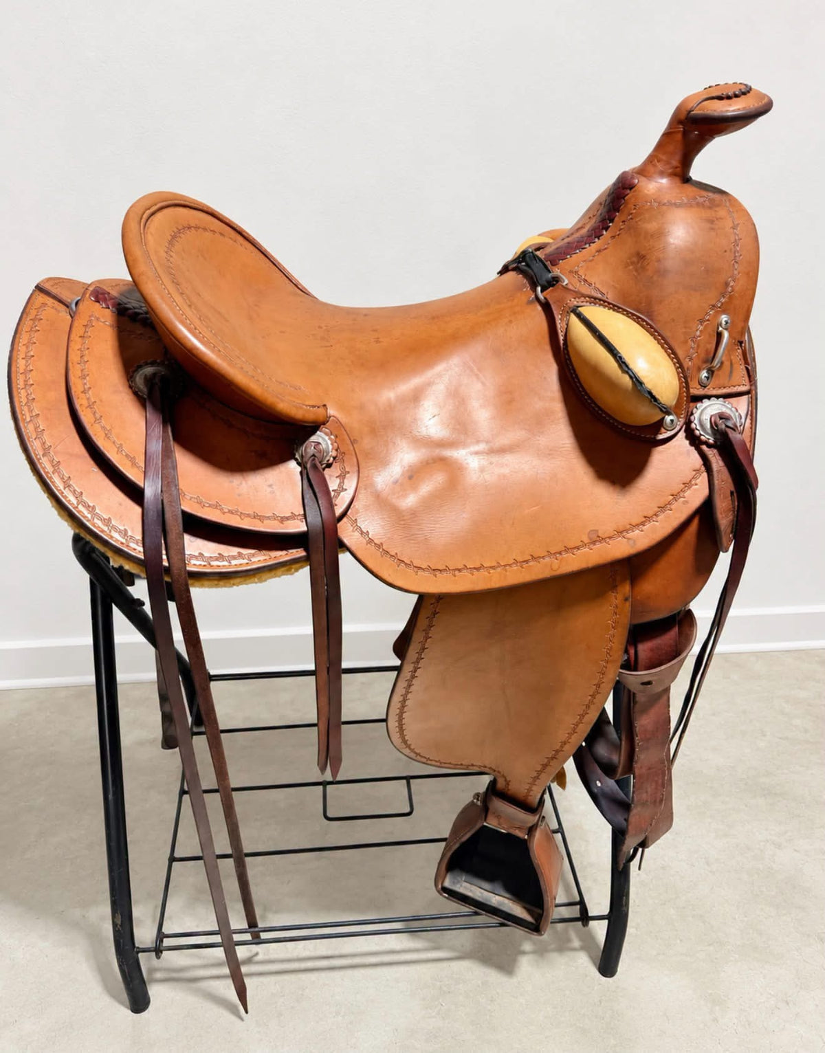JJ Maxwell Original Hope Saddle • 16” Seat • FQHB • TF Fit Steele Tree