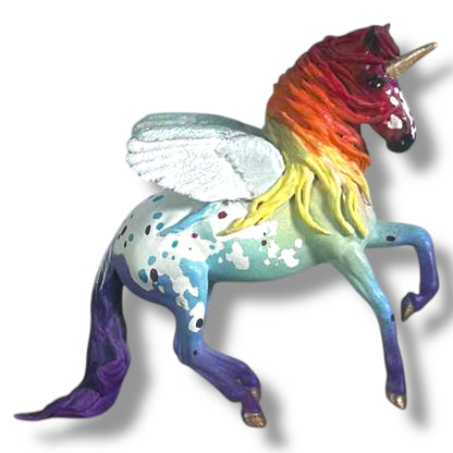 Breyer Stablemate – Alborozo Pegasus Appaloosa (Custom)