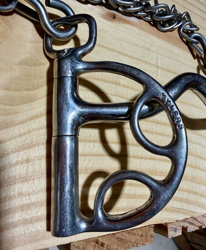 Used Myler High Port Solid Mouth Kimberwick Bit | 5”