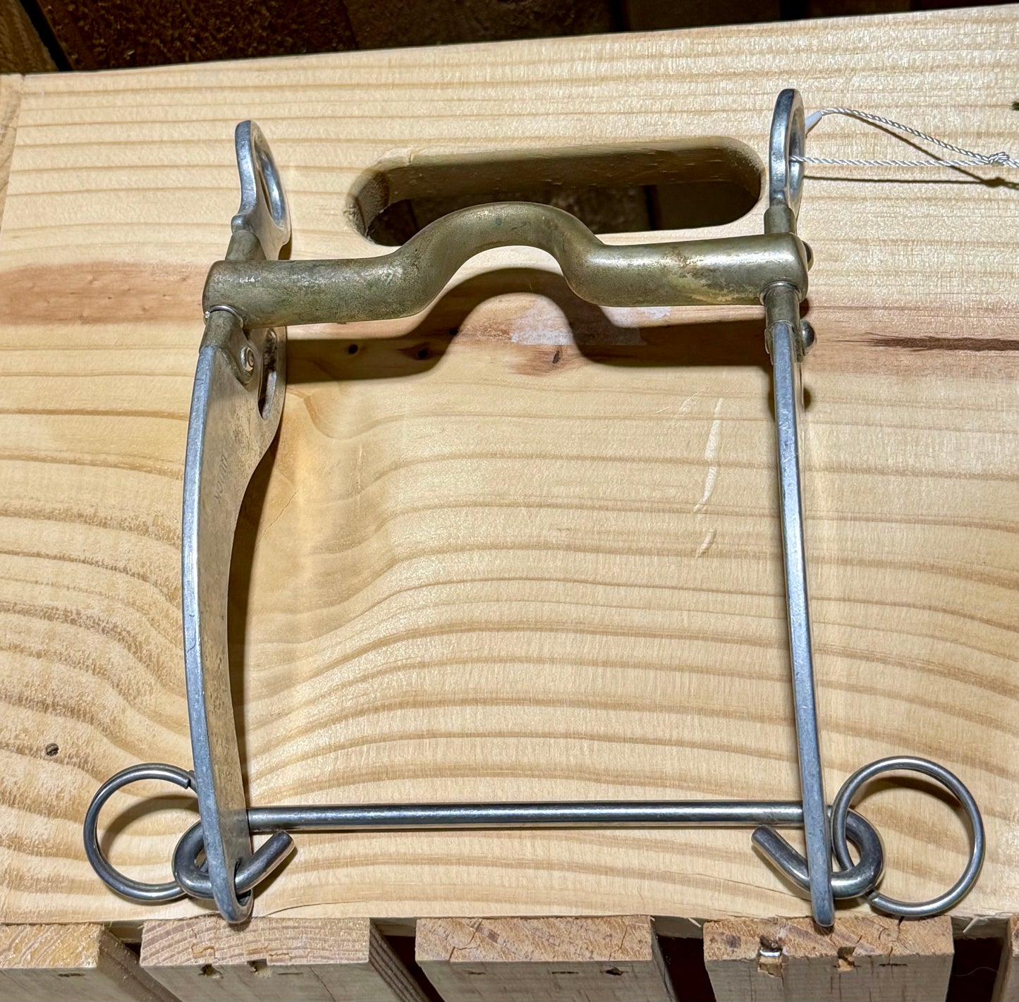 Used QUICK Aluminum & Brass Medium Port Western Curb Bit