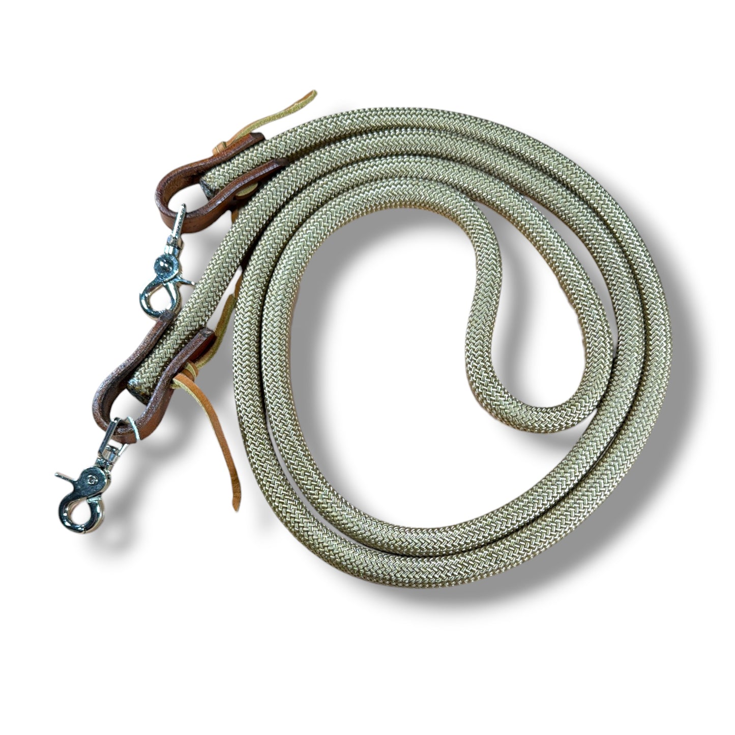 SCR Tack Roping Reins with Snaps 7’ to 7.5’ x 5/8”