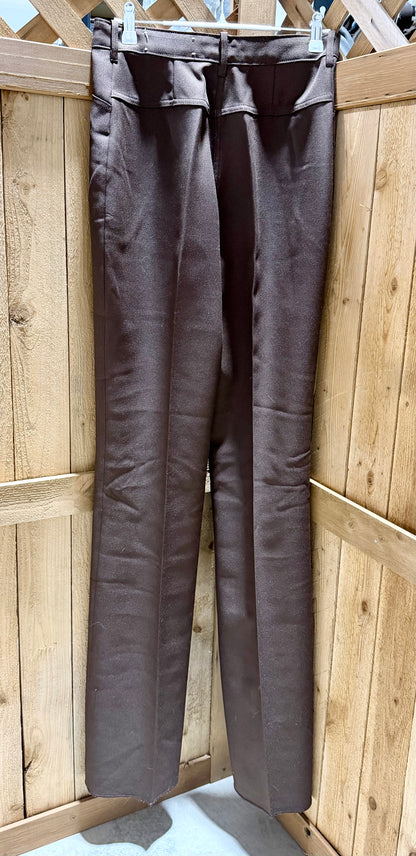 Brand New Dixon Jenkins Chocolate Brown Show Pants • 37” Waist