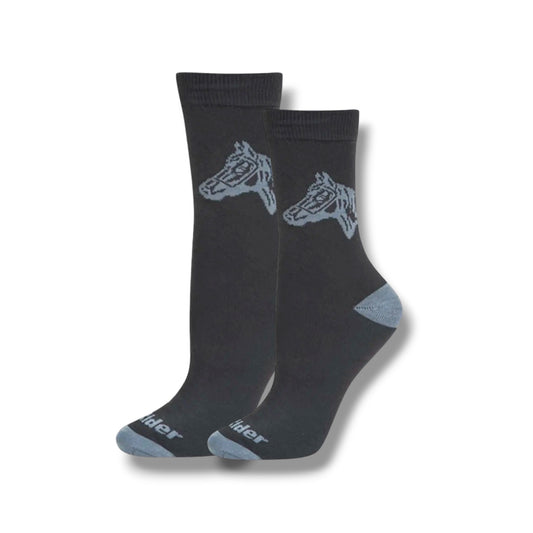 Ladies Crew Socks – Horse Head